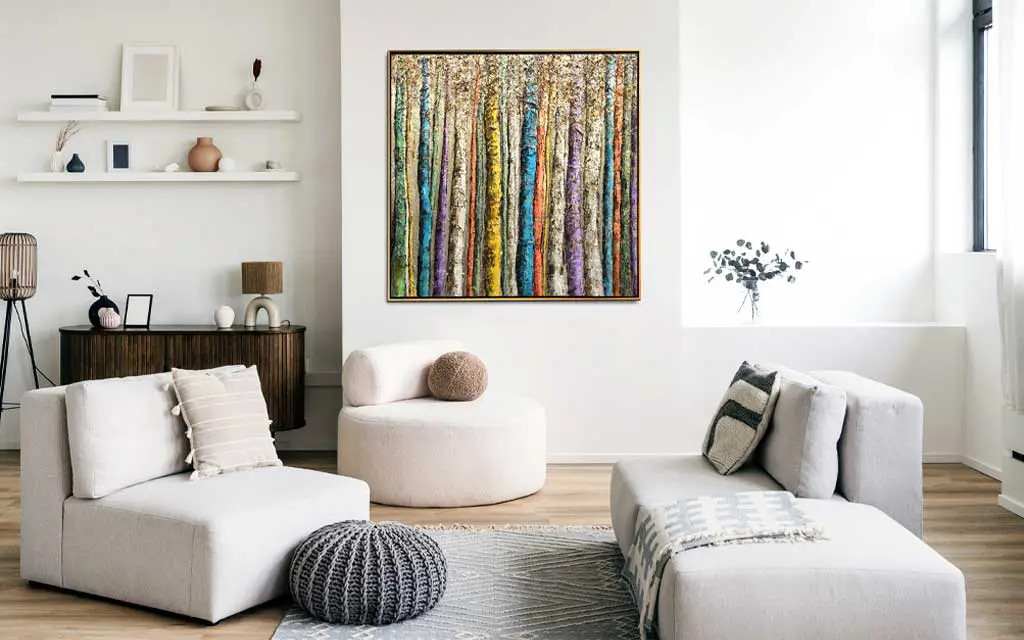 Golden Veil by Haleh Mashian on display