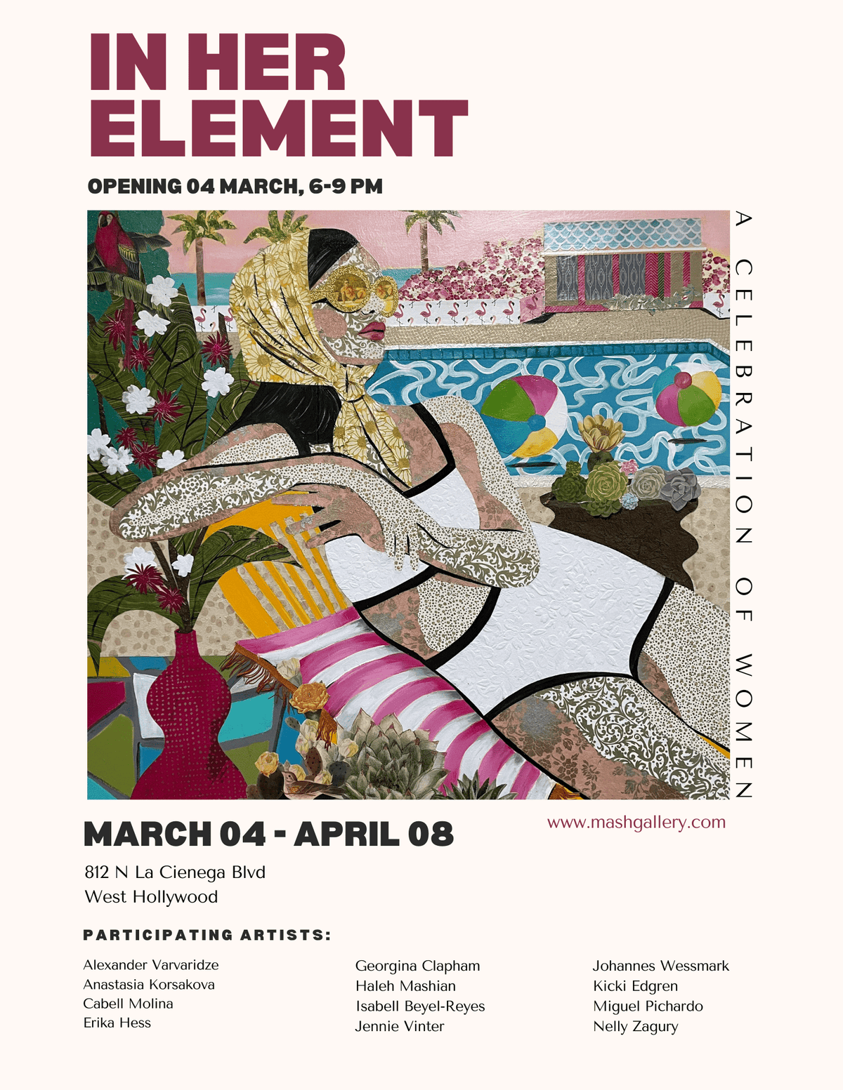 IN HER ELEMENT: THE OPENING EXHIBITION