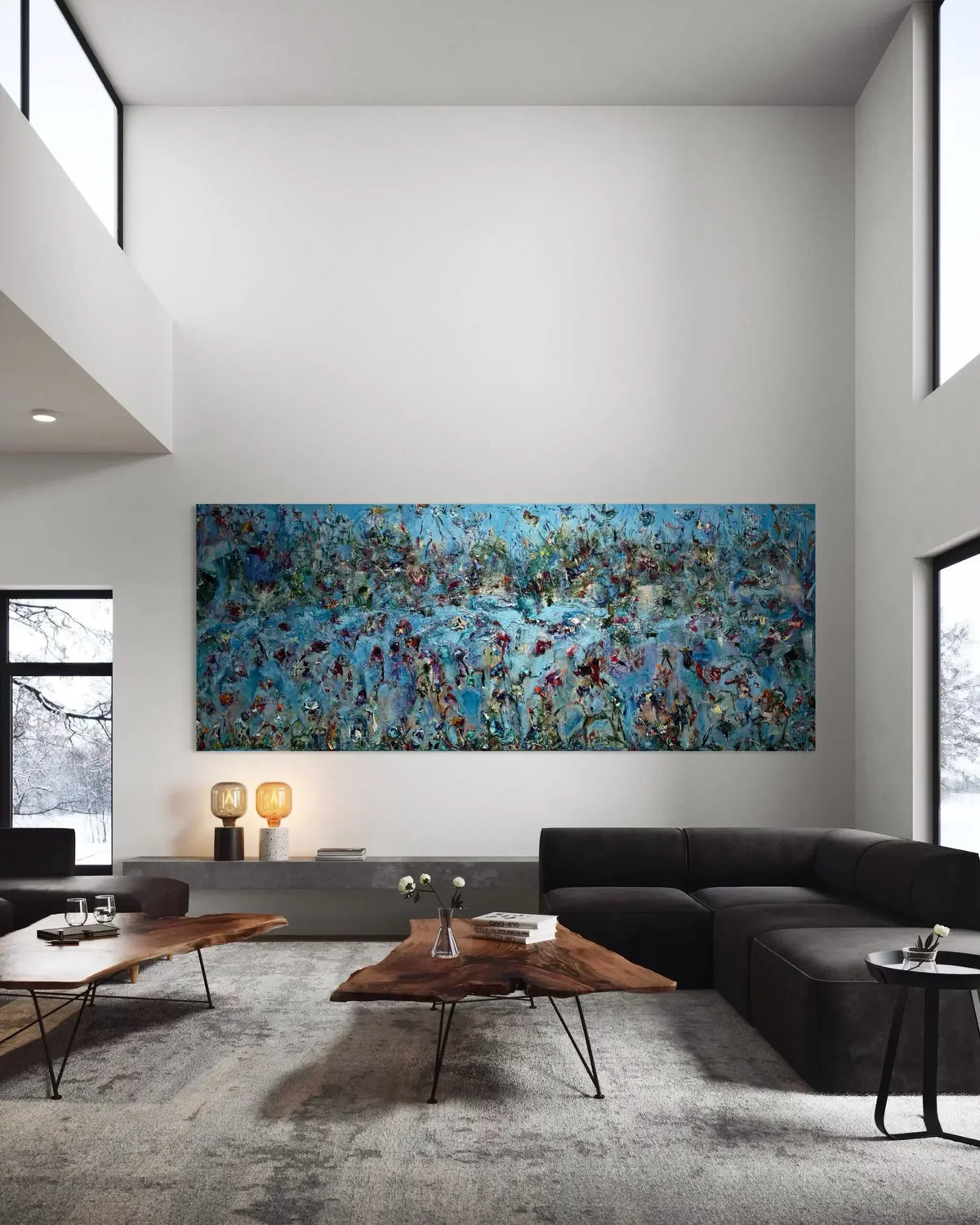 Why Oversized Paintings Transform a Space — and the People Who Live in It