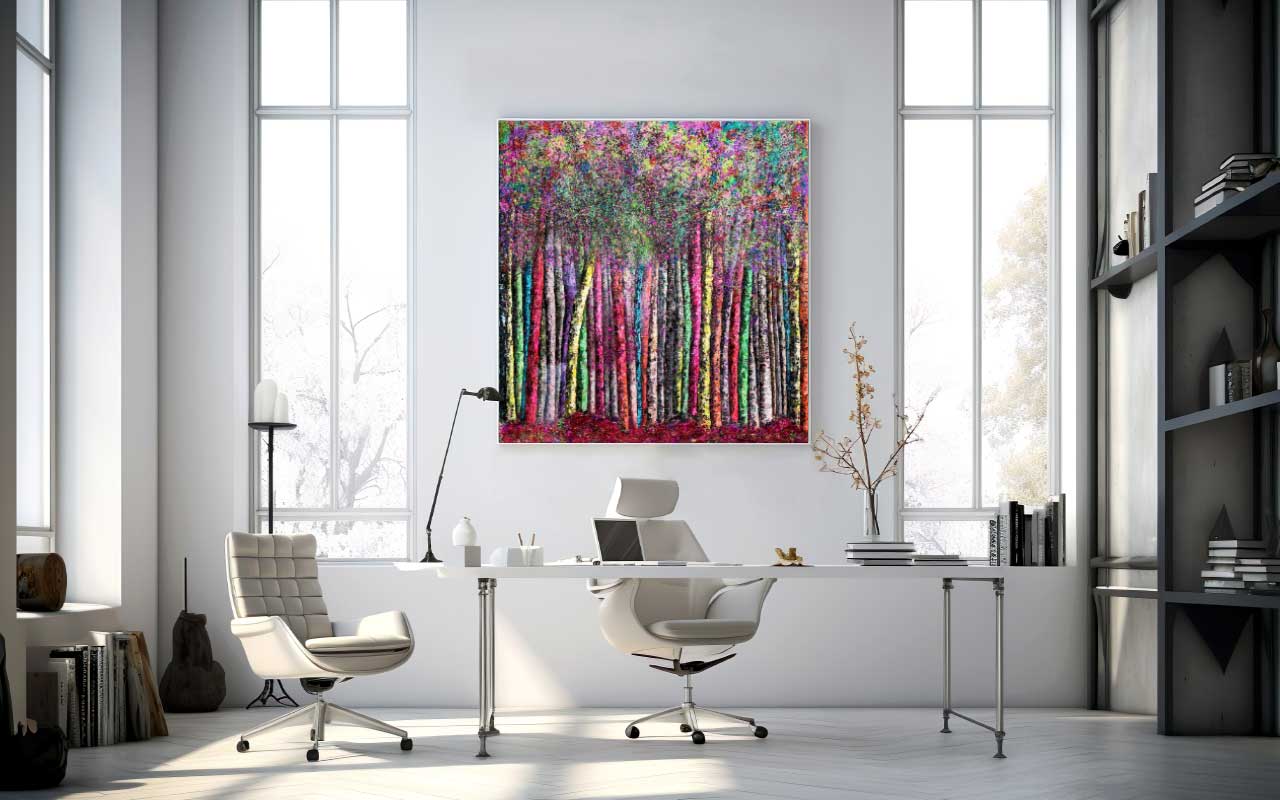 Uplift Your Home Office with Inspiring Art