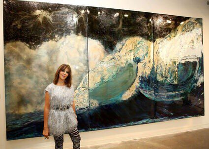 Abstract Artist Haleh Mashian Debuts 'Sacred Waters' Exhibit