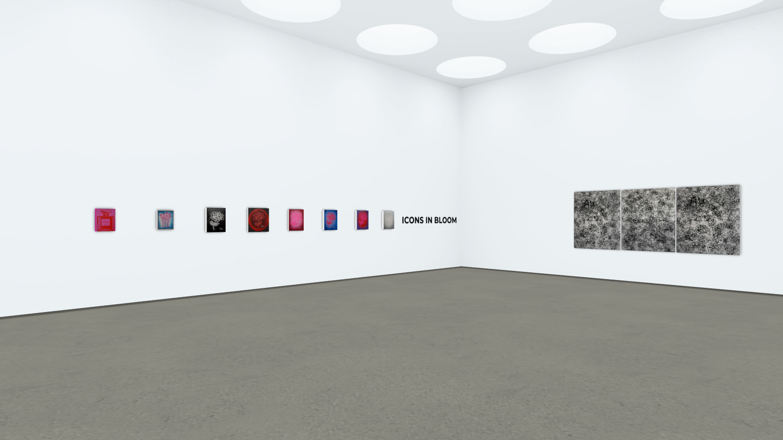 Icons in Bloom virtual exhibition preview at MASH Gallery