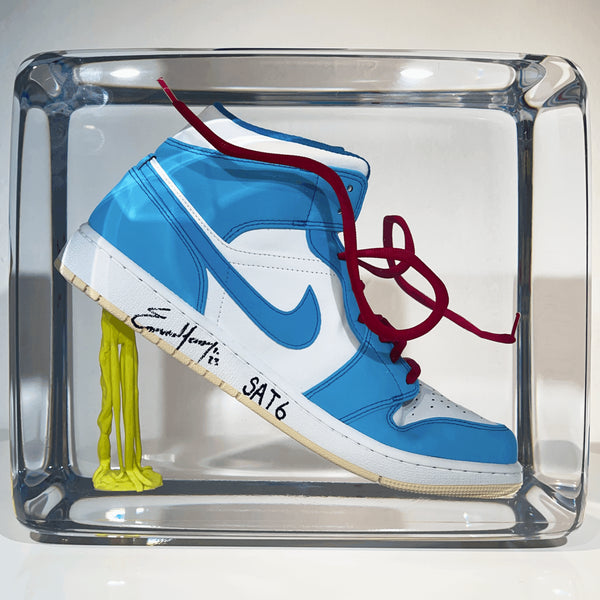 Sneakers & Gum (Aqua Tone)