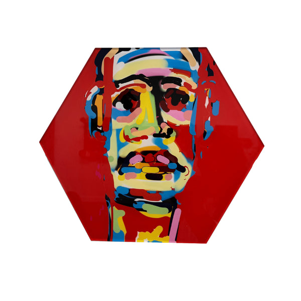 Haleh Mashian digital artwork on plexi