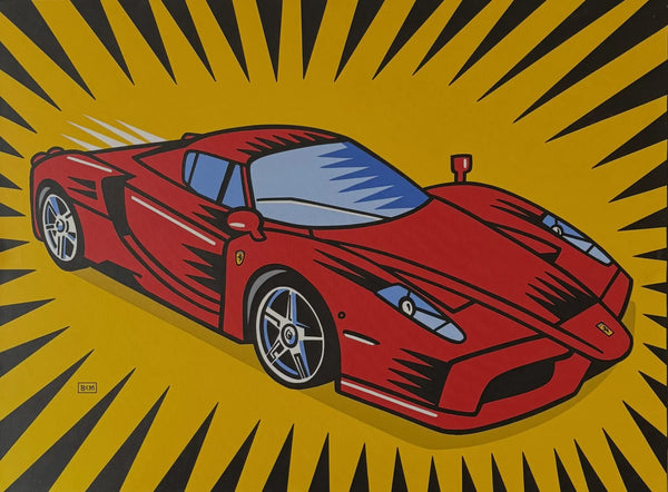"Ferrari Enzo" by Burton Morris