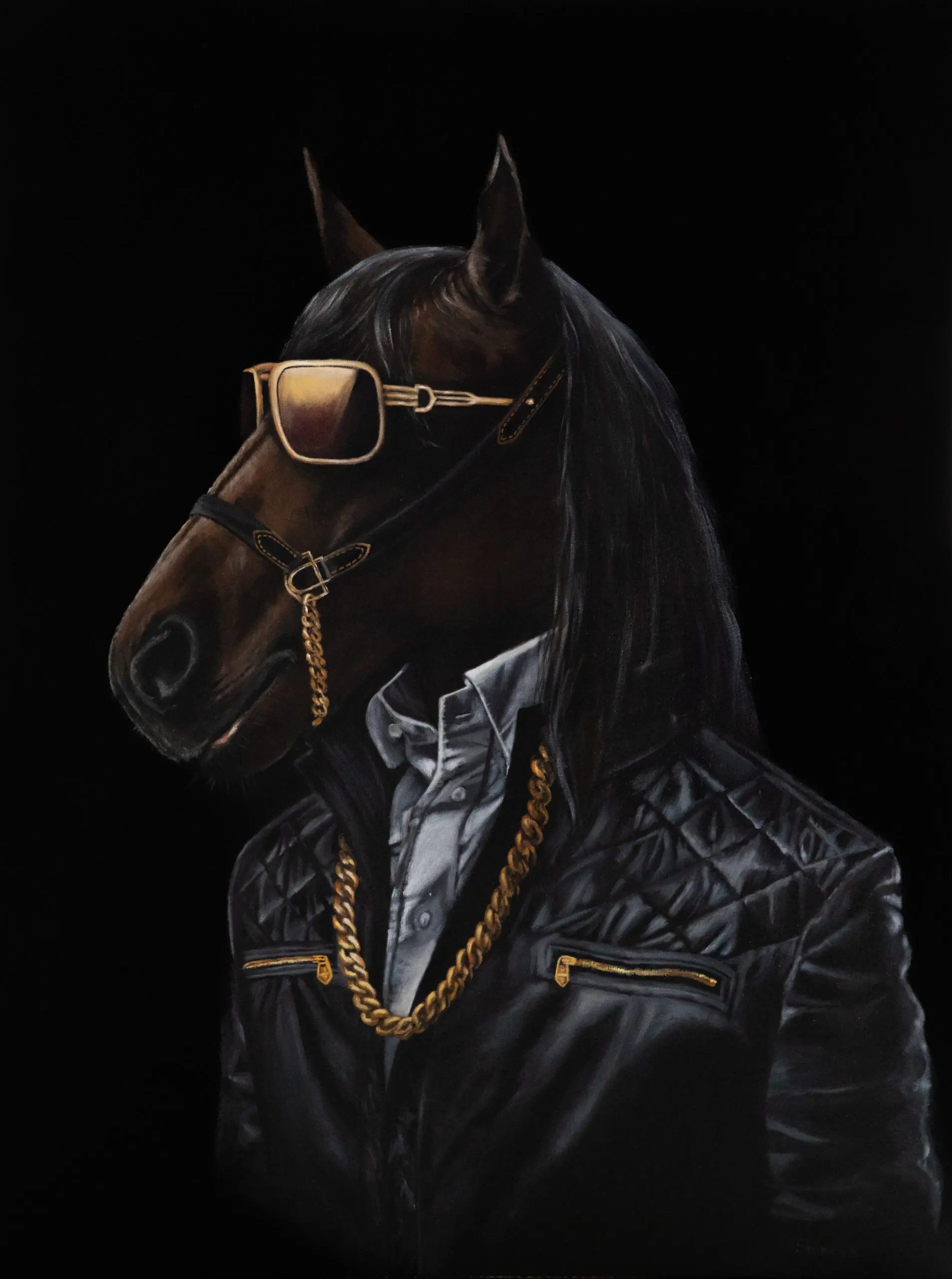 Horse In Black