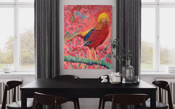 Golden Pheasant In The Garden Of Wishes