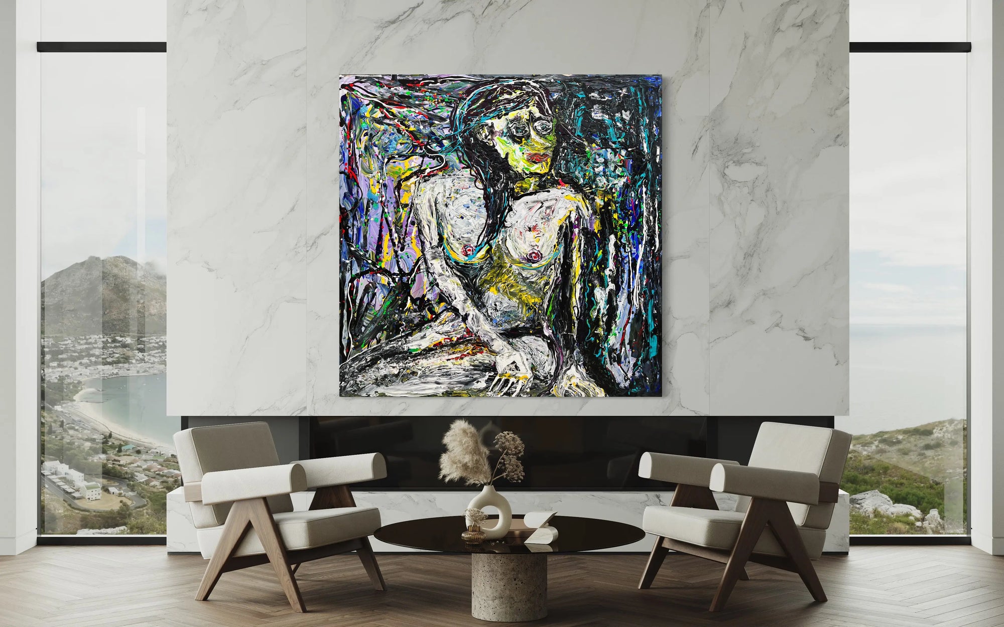 The Void by Haleh Mashian view in a room
