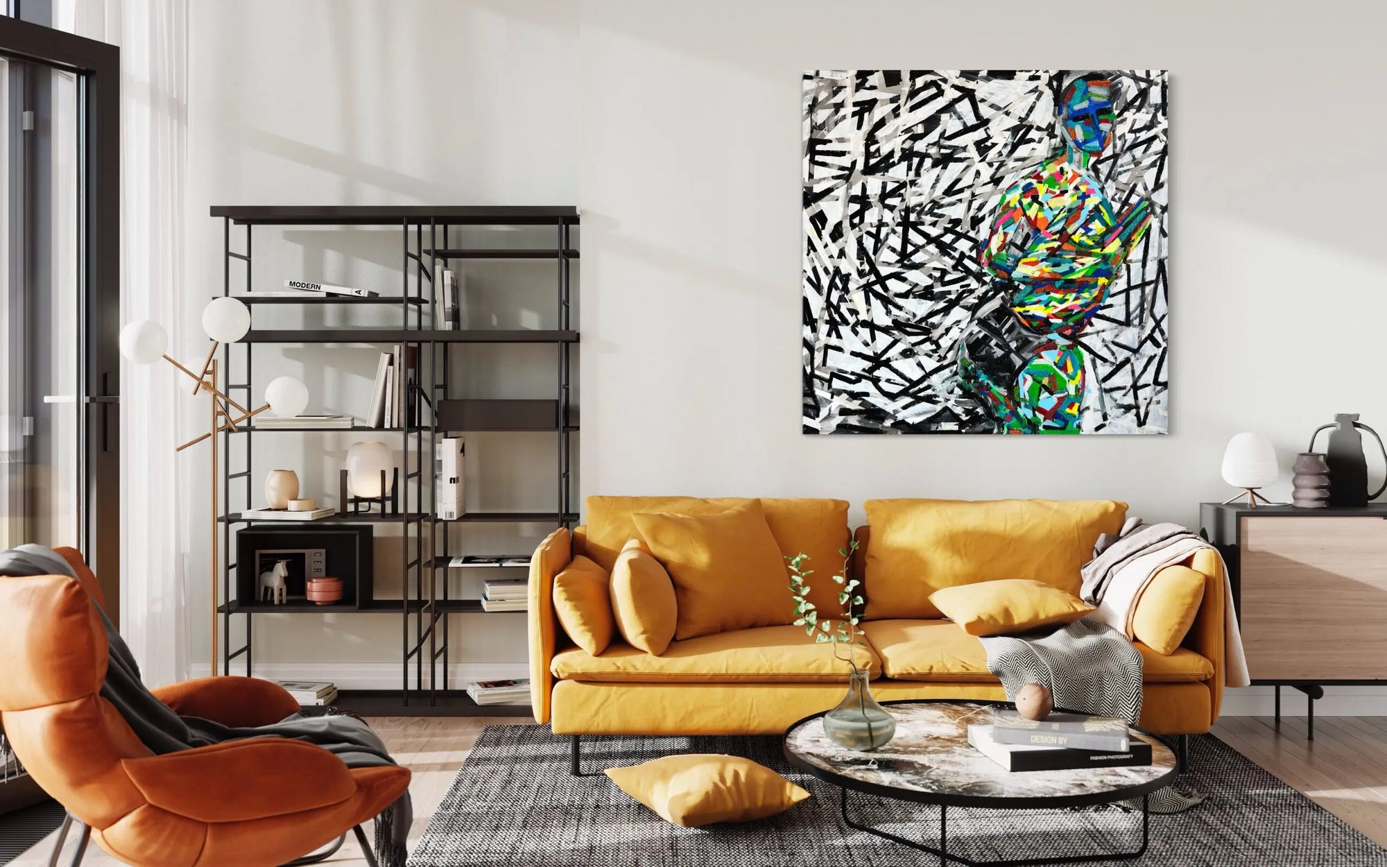 MOMENTUM by Haleh Mashian view in a room