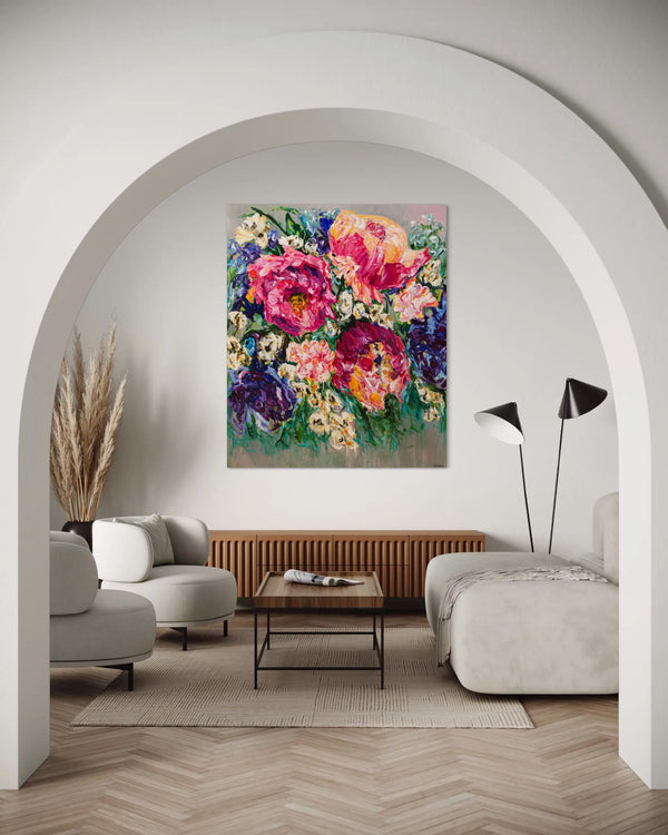 Ramona Stelzer Fragrance painting view in a room