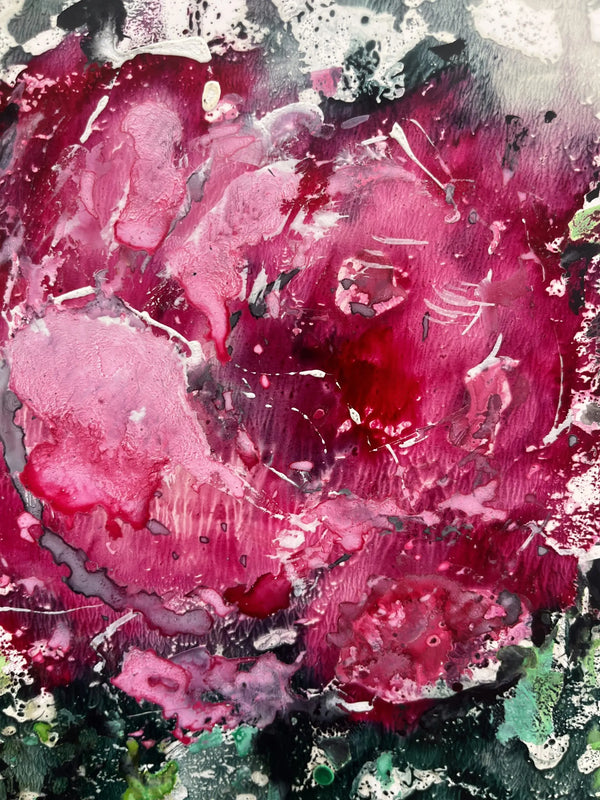 Misty Rose Triptych