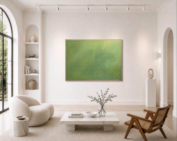 130 Clay Dots Over Green River