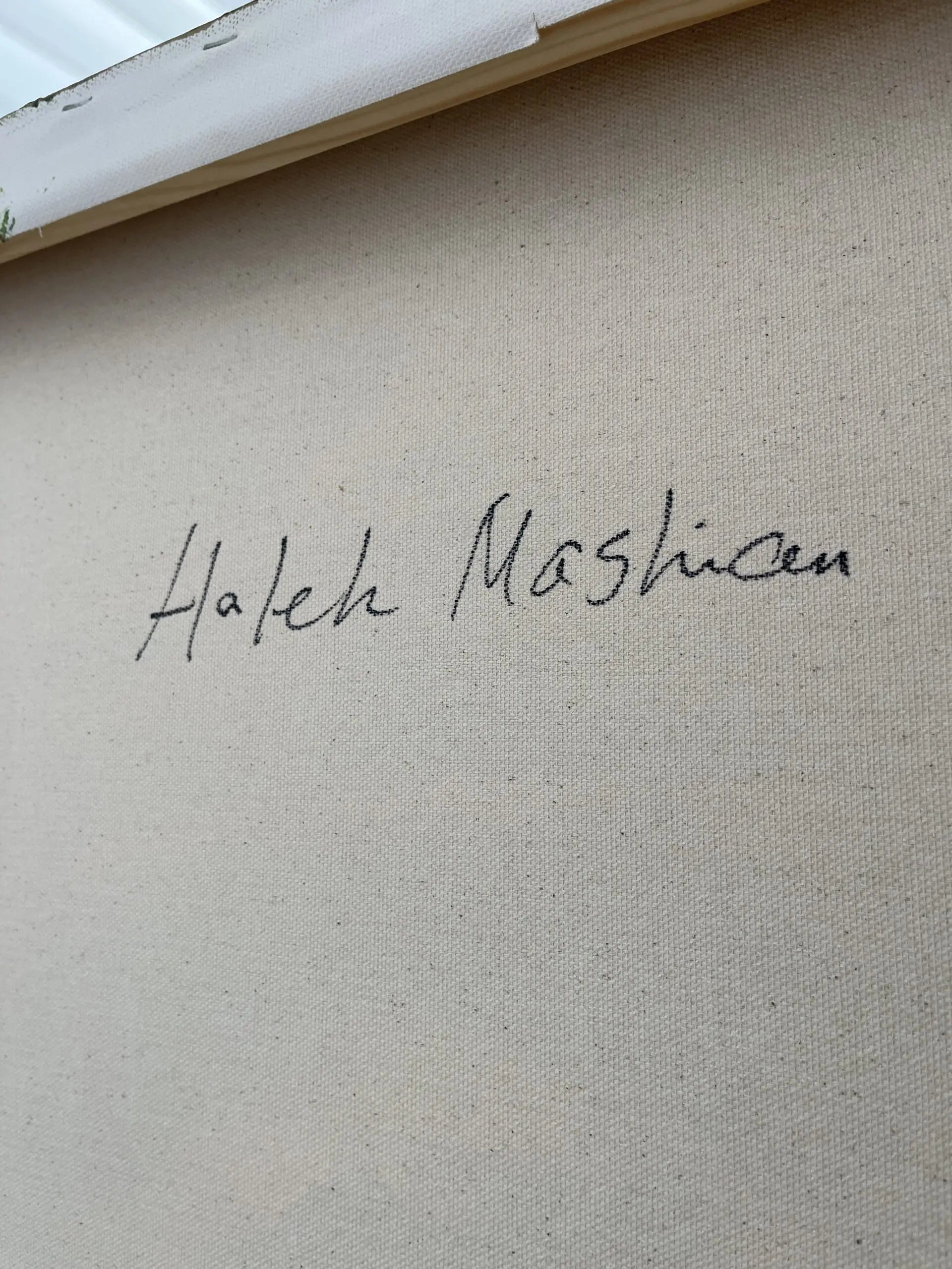 OPEN SKY BY HALEH MASHIAN signature