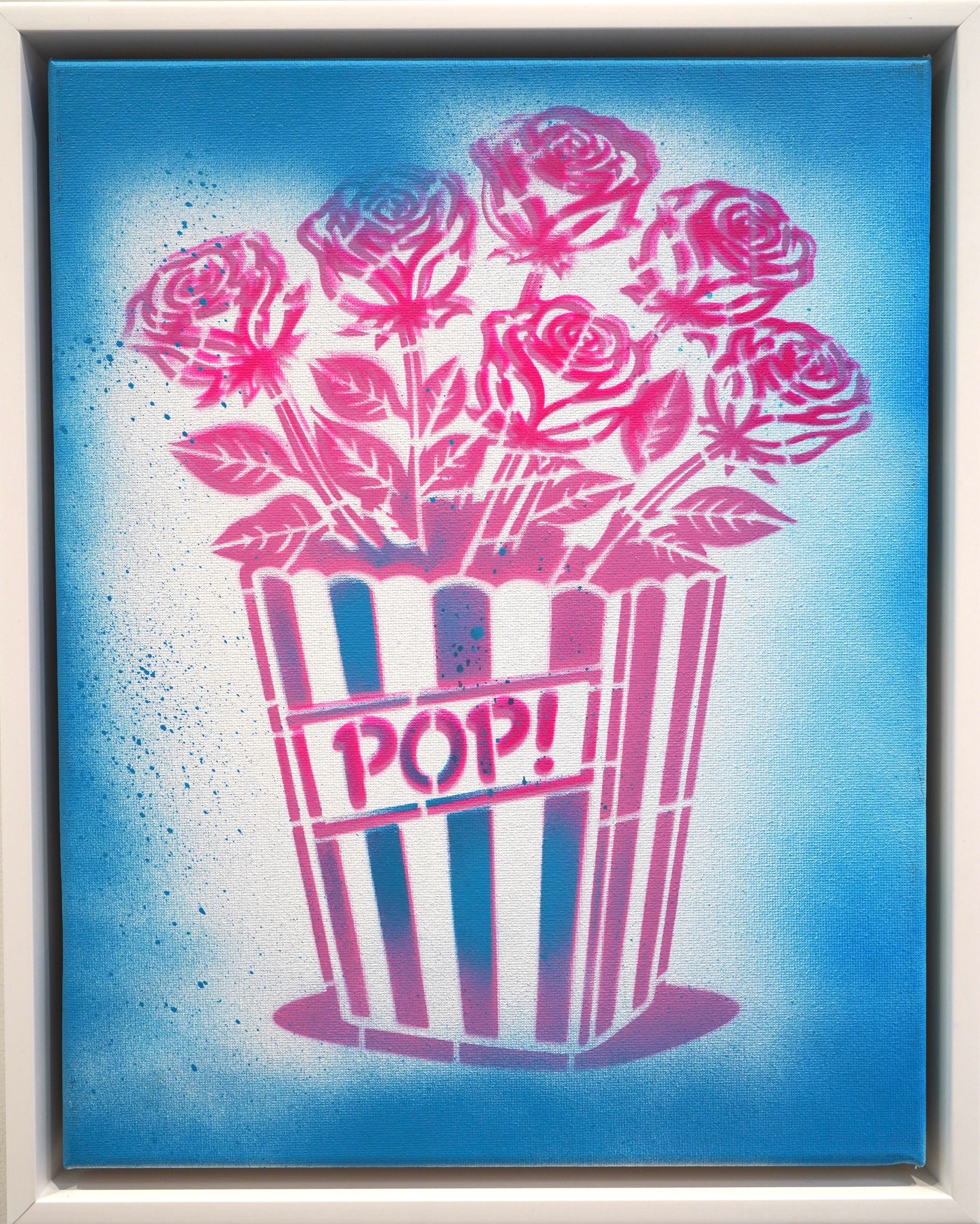 Pop! Roses V (framed)