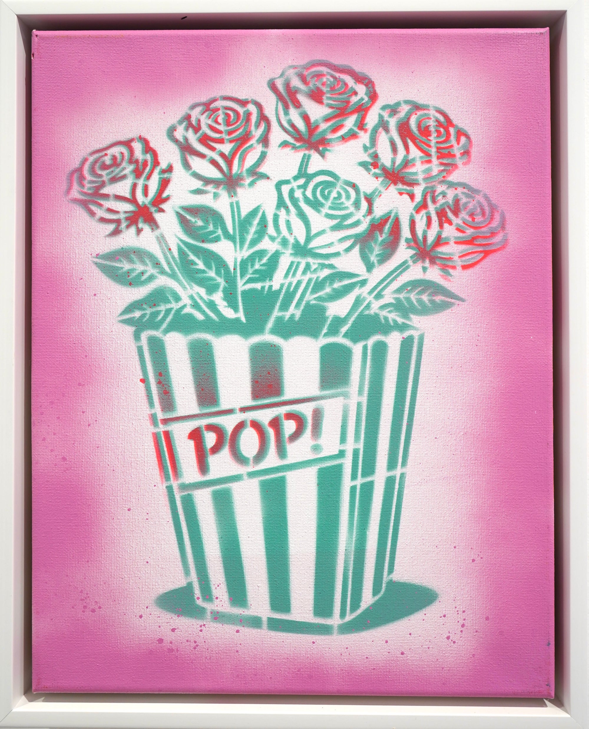 Pop! Roses III (framed)