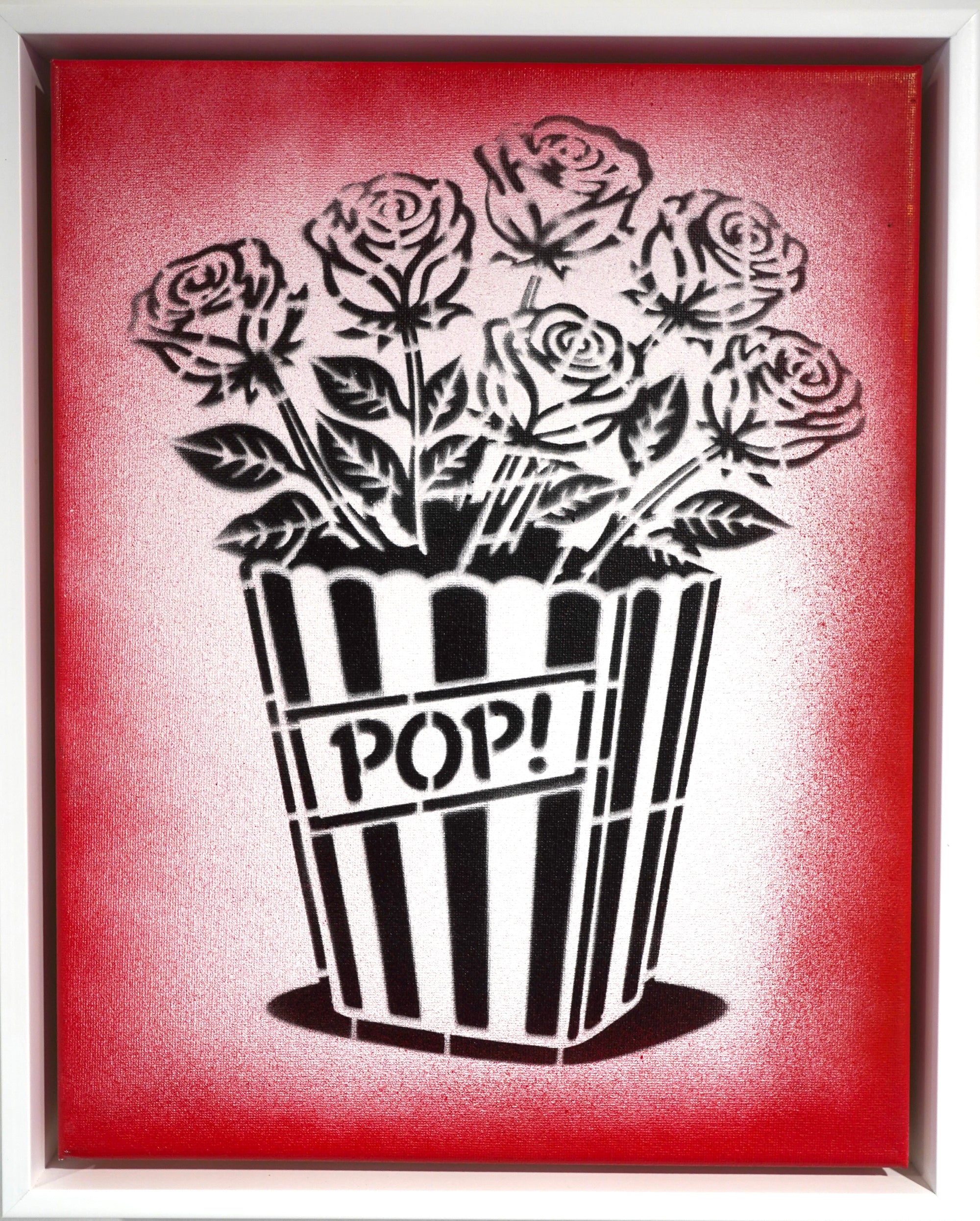 Pop! Roses I (framed)