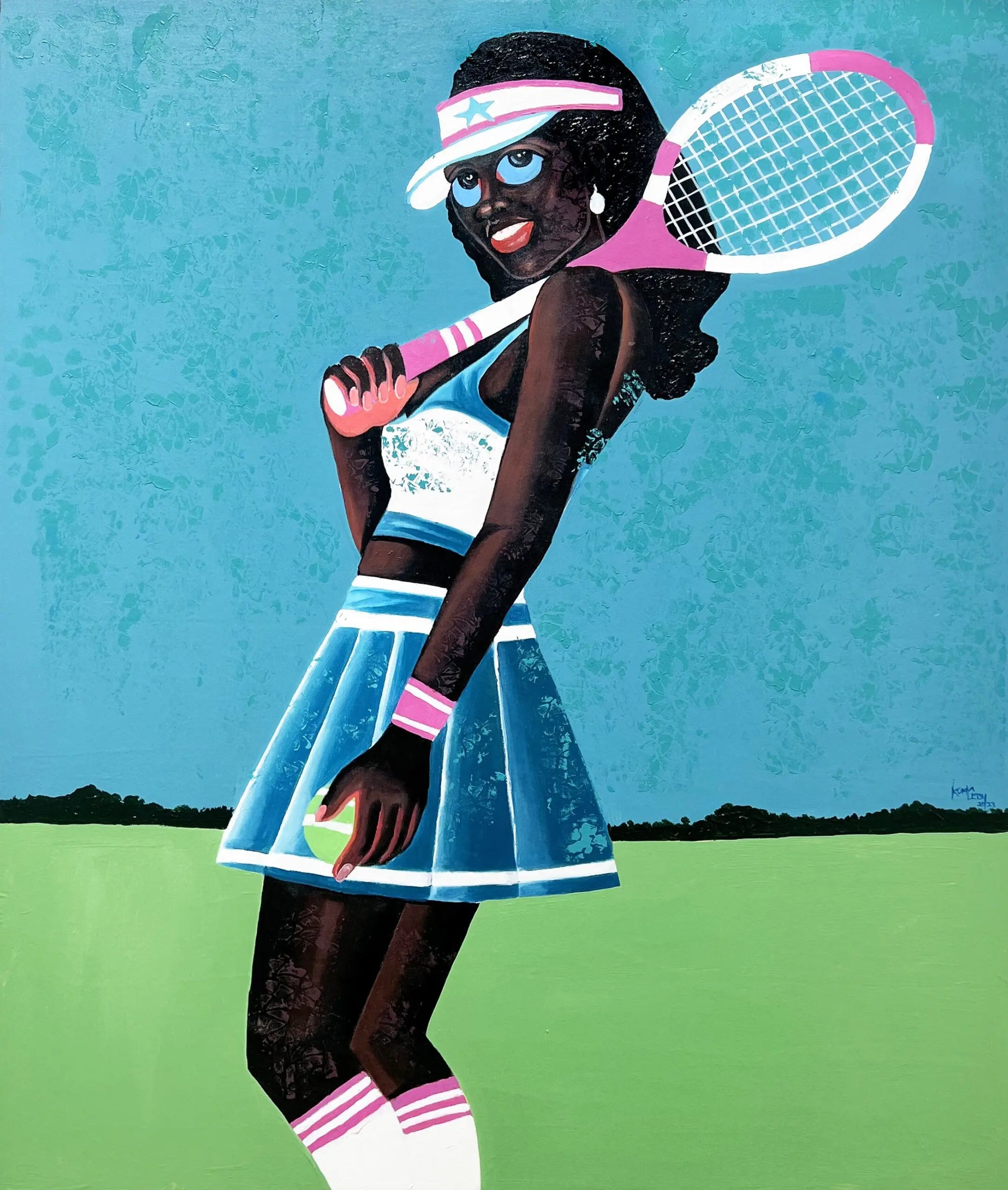 Pose With My Racket