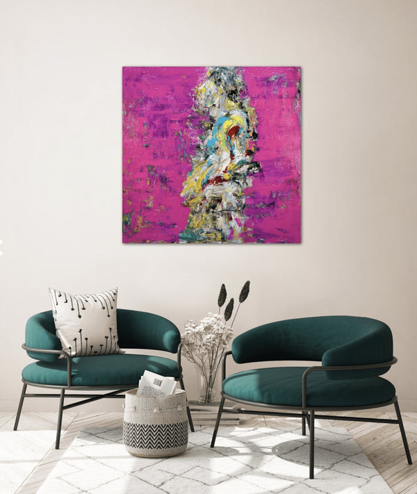 magenta 2 haleh mashian view in a room