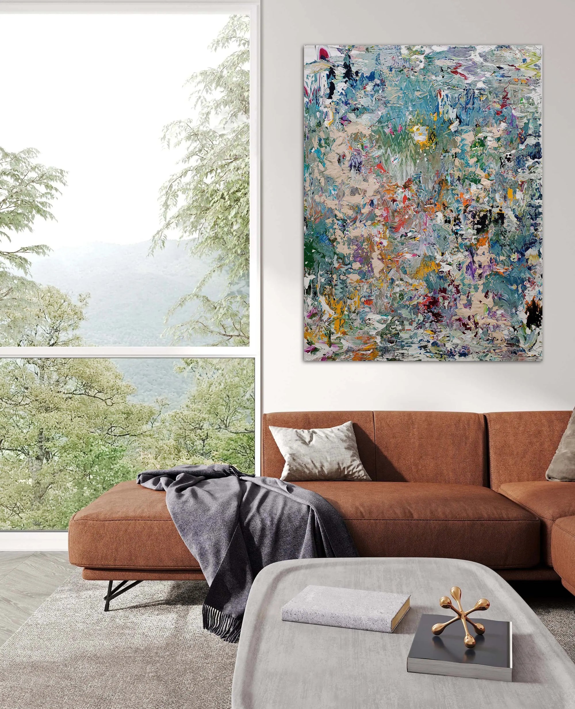 THIRD IMPRESSION 48 X 36 view in room