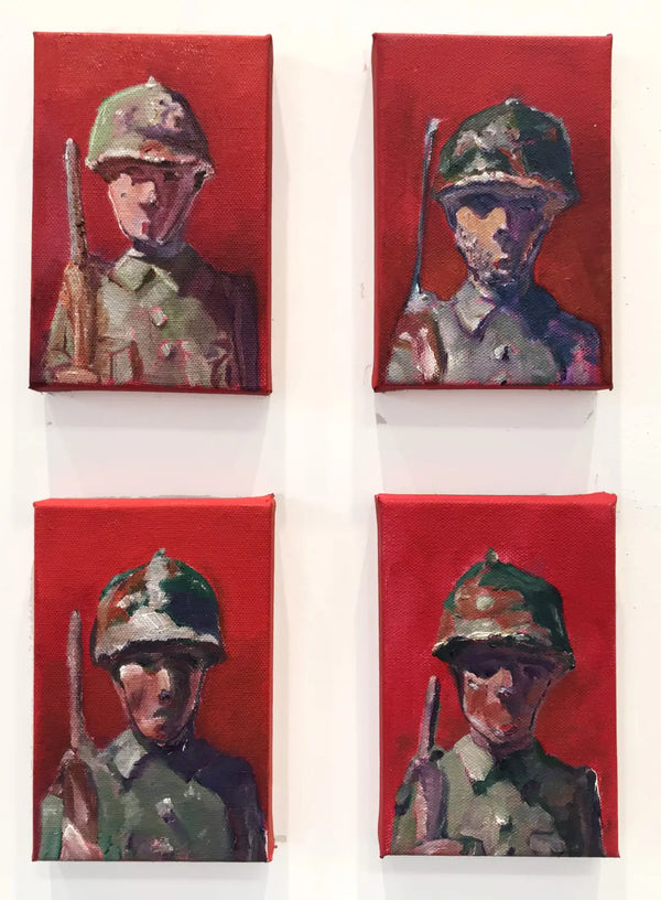 "Soldier #2, 3, 4, 5" by Charles Swenson