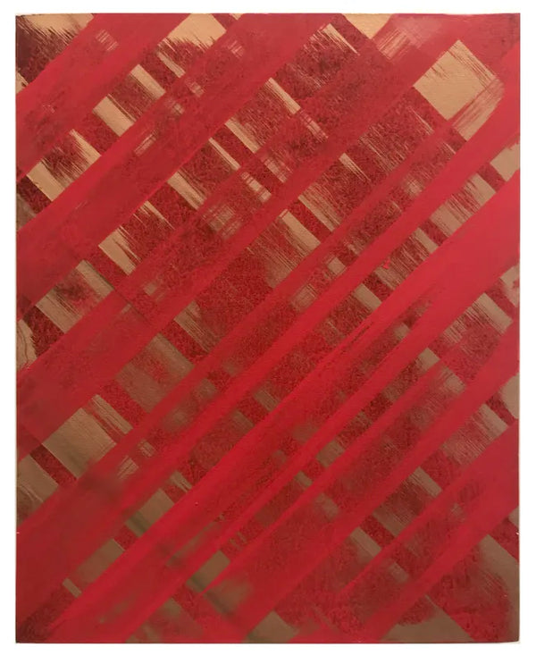 "Red over Gold" by Ed Moses