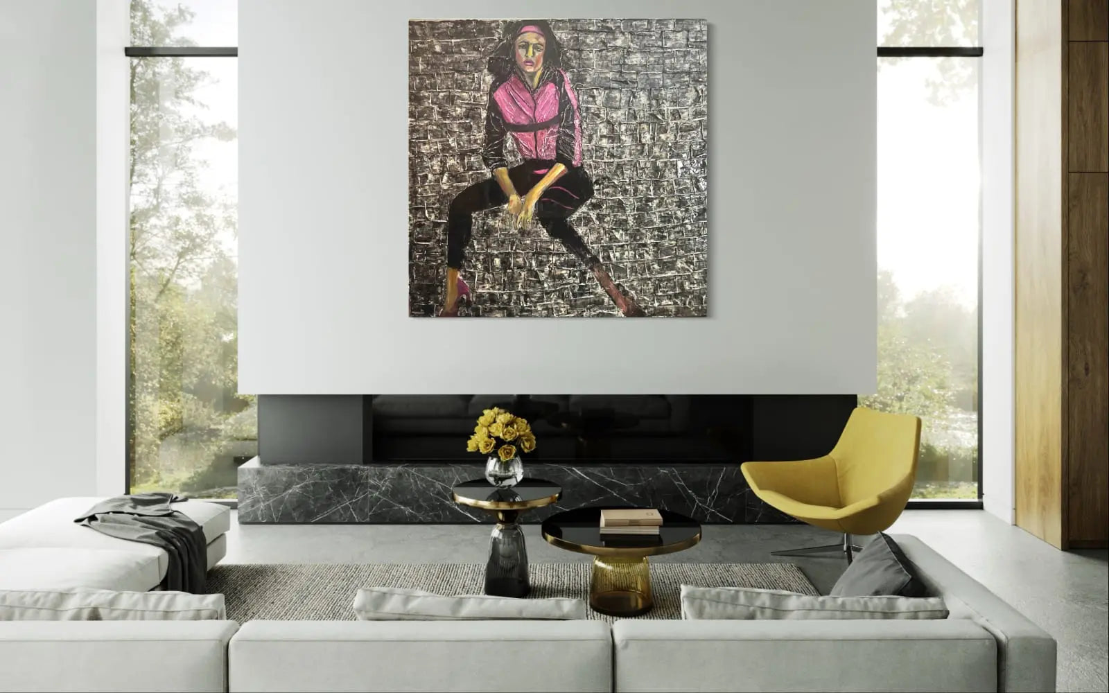 Show Me the Benji by Haleh Mashian on display