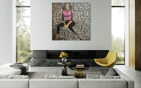 Show Me the Benji by Haleh Mashian on display