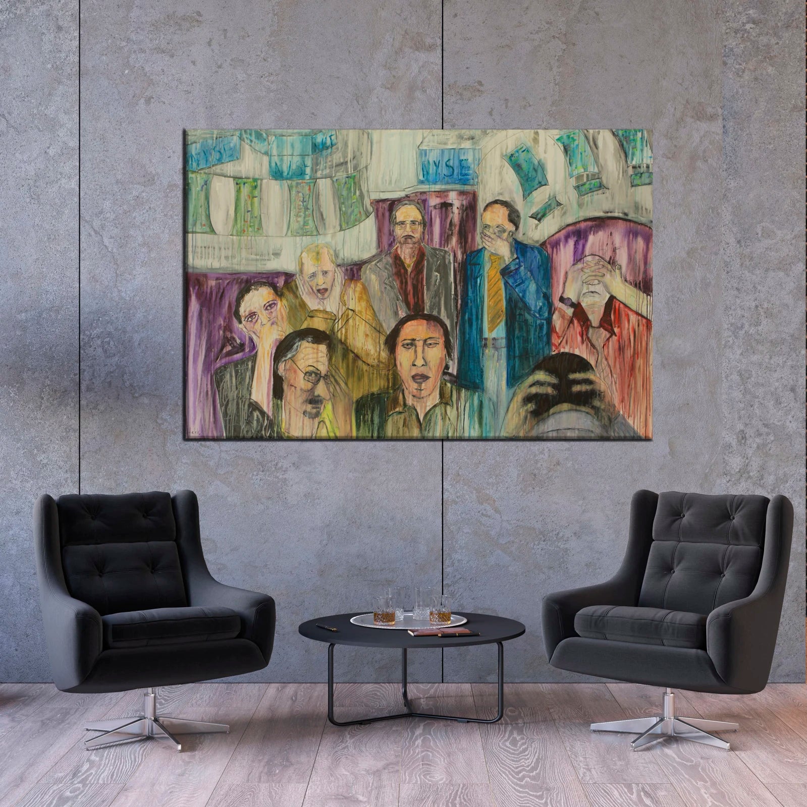 artist Haleh Mashian - Stuck Exchange (artwork)