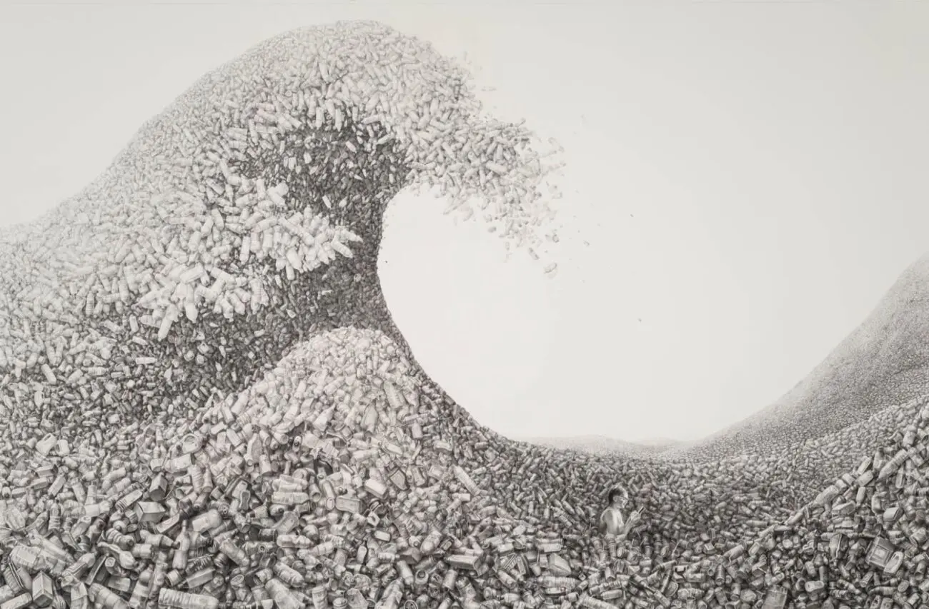 mashgallery-laurie-lipton-personal-effects-after-the-wave-by-hokusai-2016 mashgallery-laurie-lipton-personal-effects-after-the-wave-by-hokusai-2016