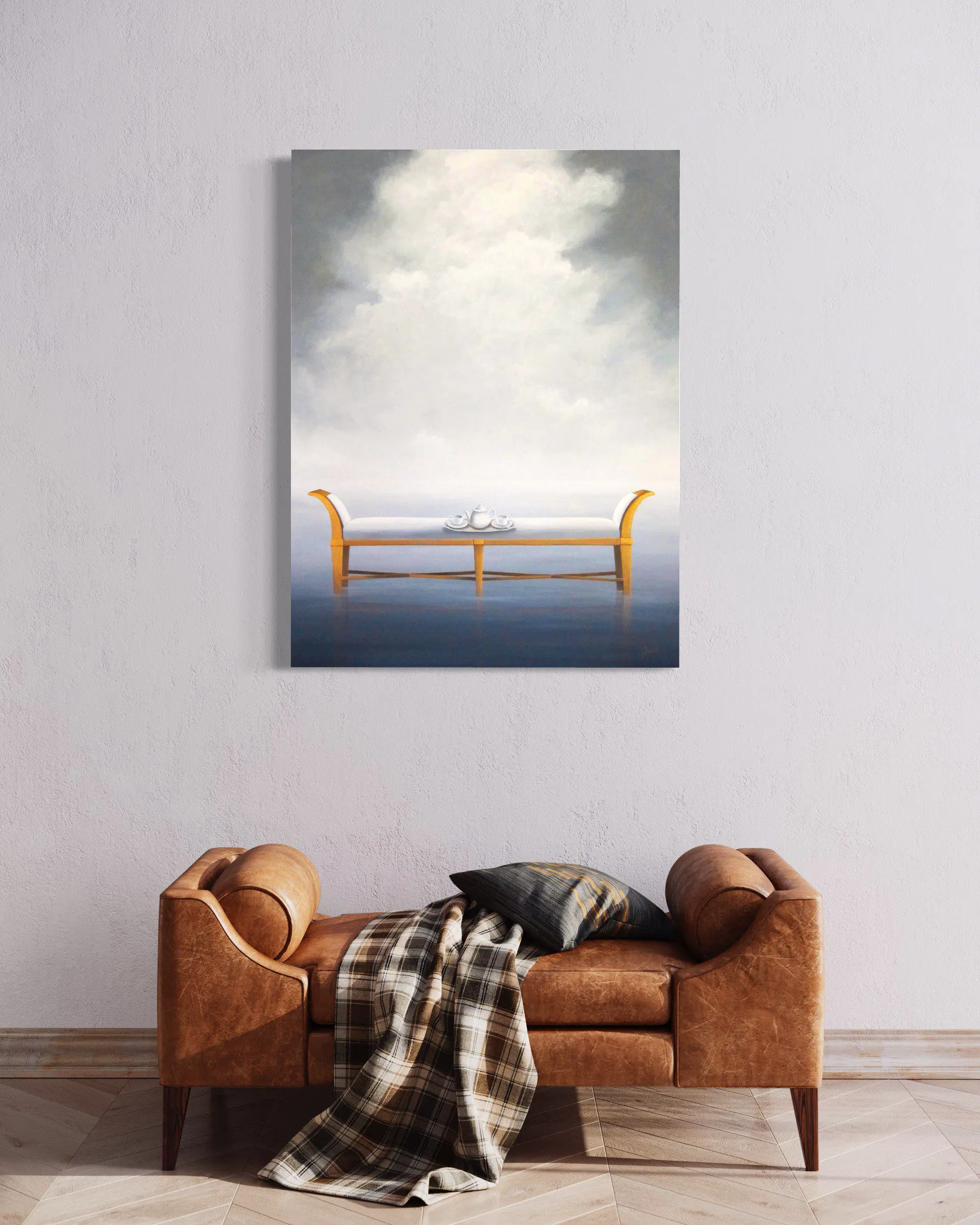 A Shared Expectation painting by Jill Daniels view in a room A Shared Expectation painting by Jill Daniels view in a room