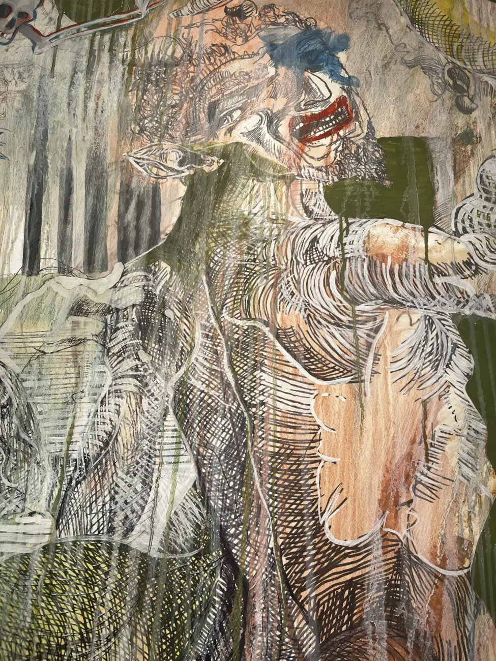 Aaron Sheppard painting detail Aaron Sheppard painting detail