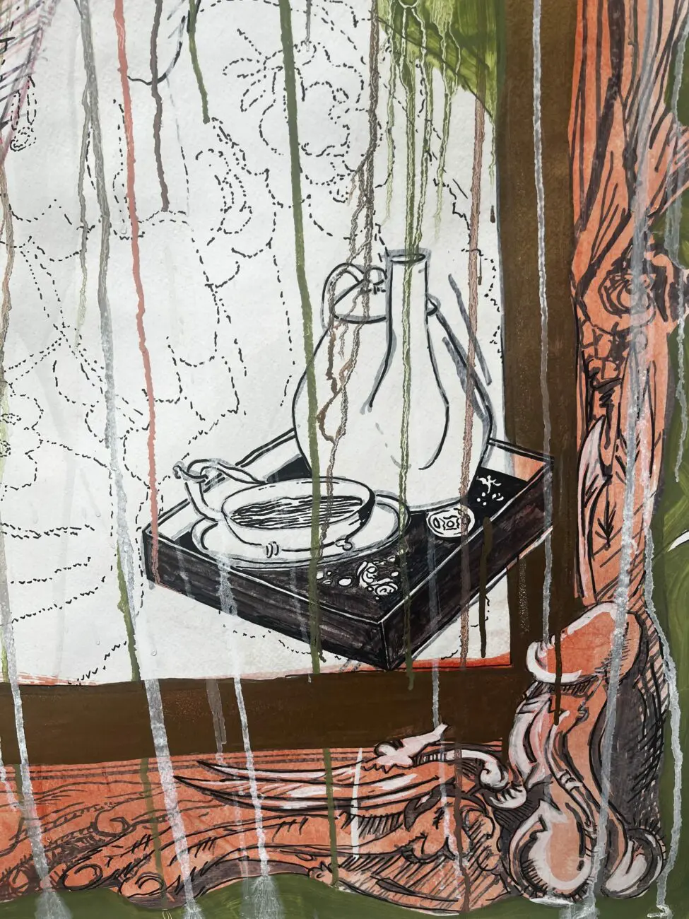 Aaron Sheppard painting detail Aaron Sheppard painting detail