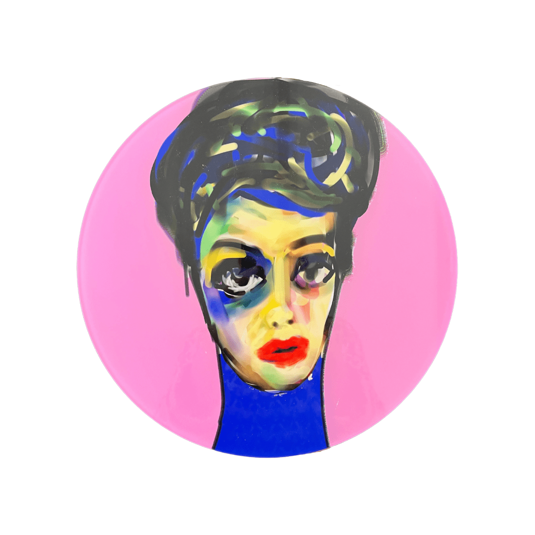 Haleh Mashian digital artwork on plexi Haleh Mashian digital artwork on plexi