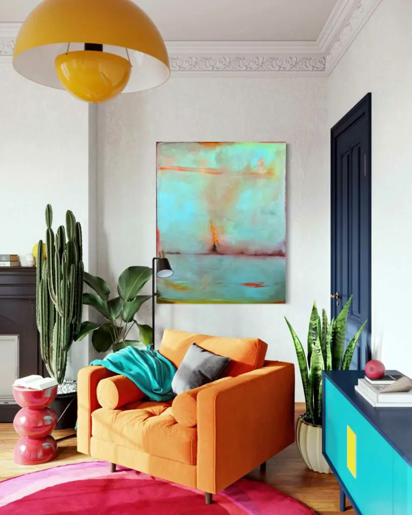 CYPRUS by Mark Acetelli on display in a room