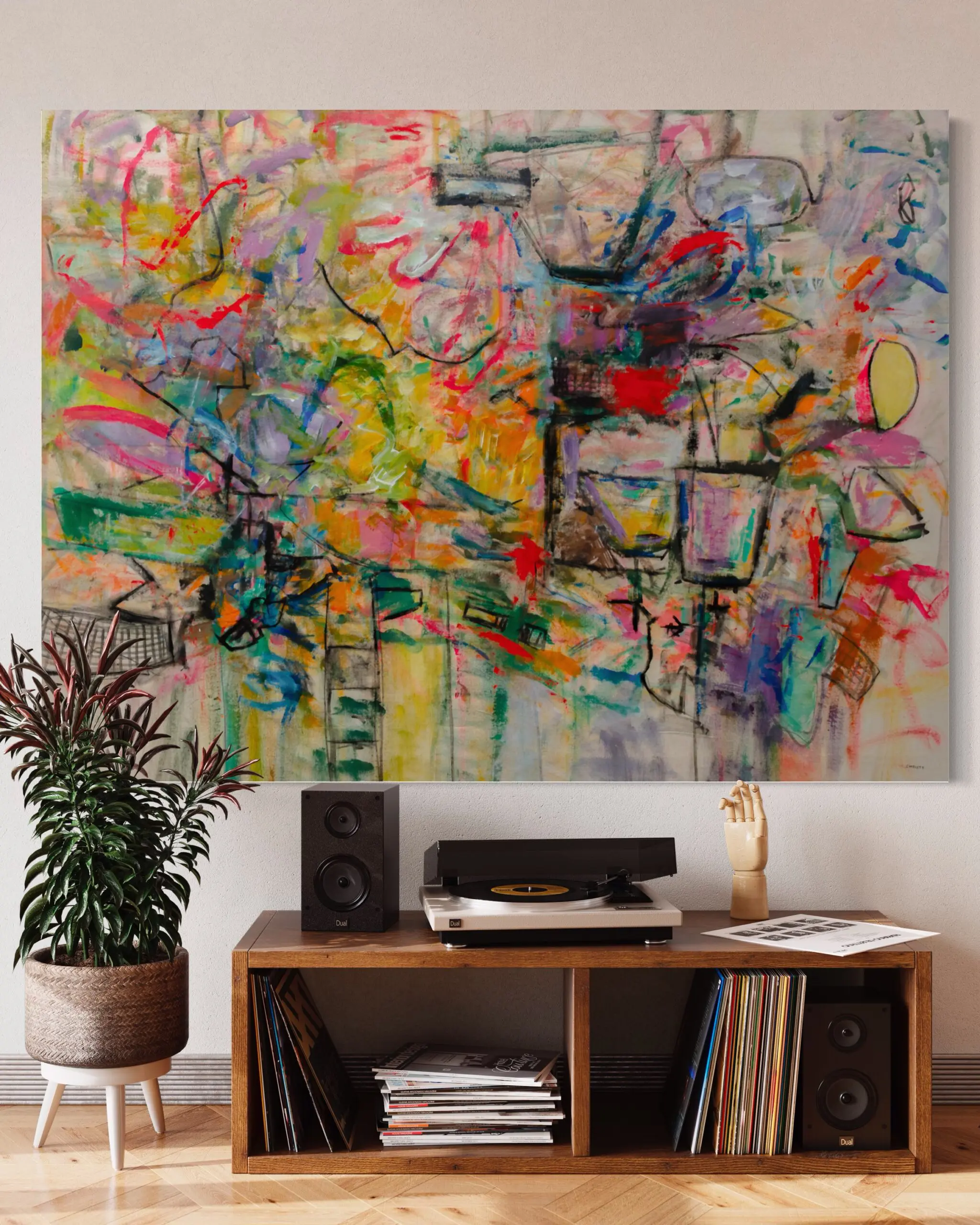 Punk Punch Christy Hopkins view in a room Punk Punch Christy Hopkins view in a room