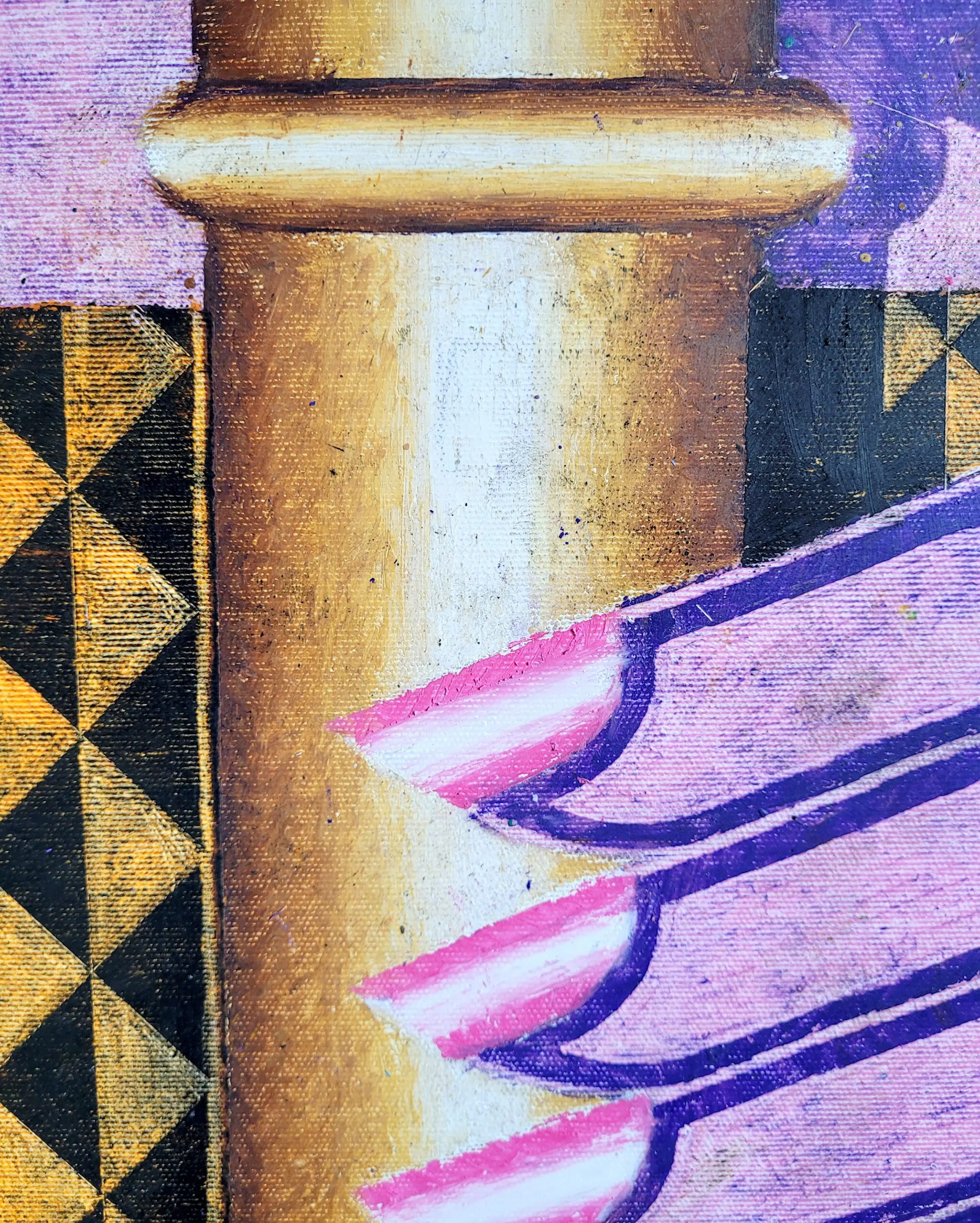 flute_detail03 Woman with Playing Flute detail