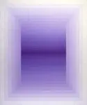 Geometric violet painting by Andy Harwood