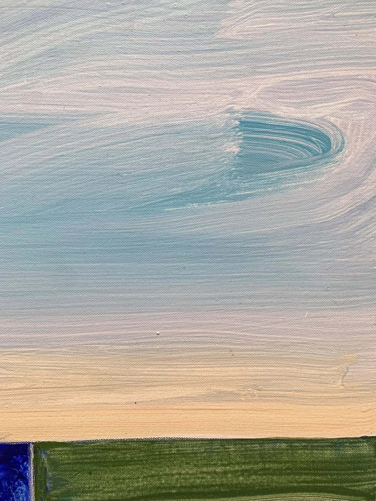 AH 9-19-20 Diptych David Kupferman Detail 6 A close-up detail photo of a modern, colorful geometric painting diptych by David Kupferman, AH 9-19-20 by David Kupferman