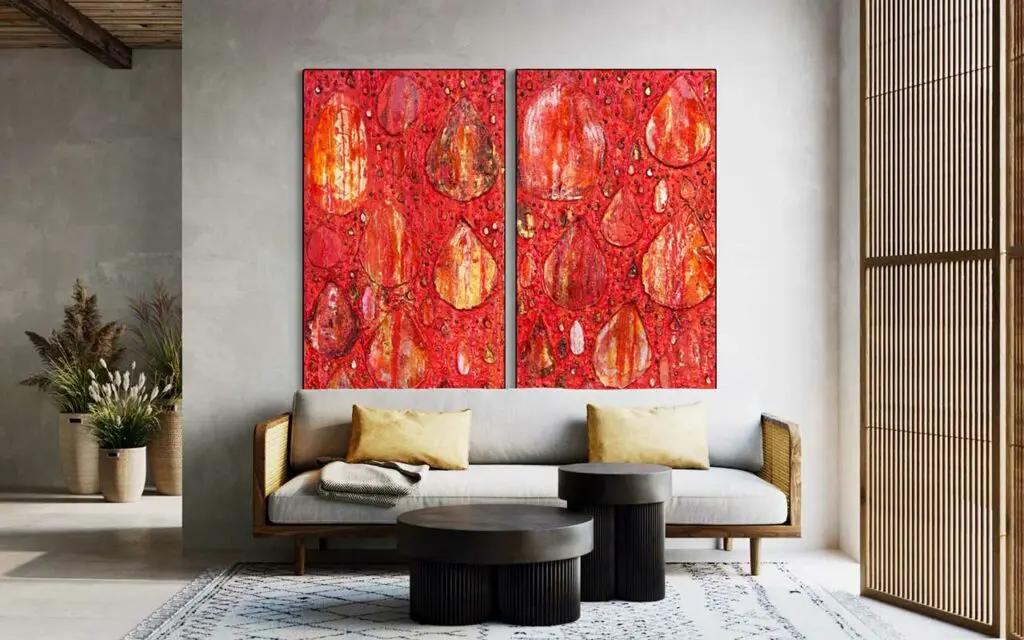 JEWELED RED TEARS by Haleh Mashian on Display