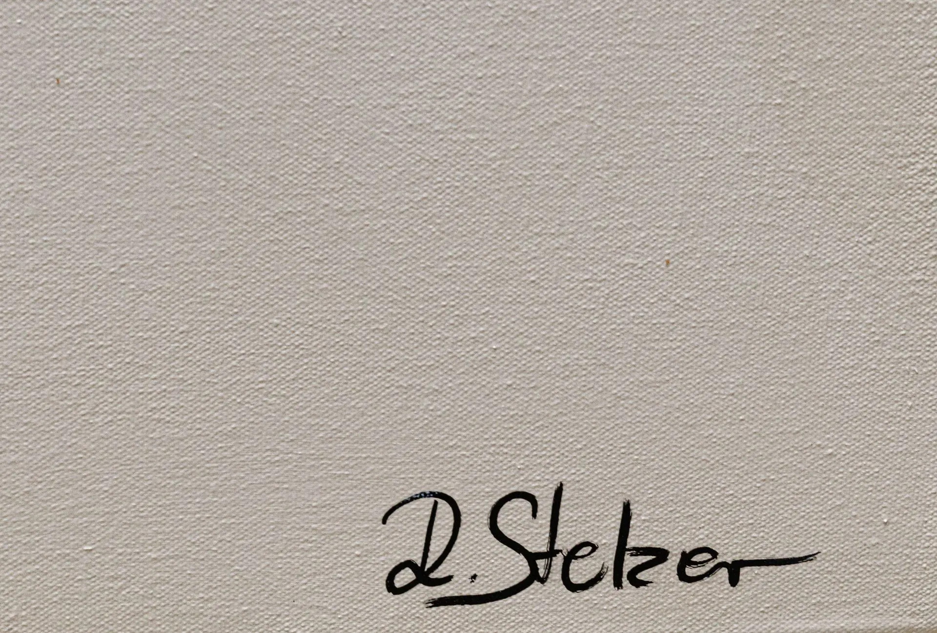 Petals of Light 3 Ramona Stelzer Signature Detailed close up shot of the artist's signature on an abstract floral painting by Ramona Stelzer, Petals of Light #3