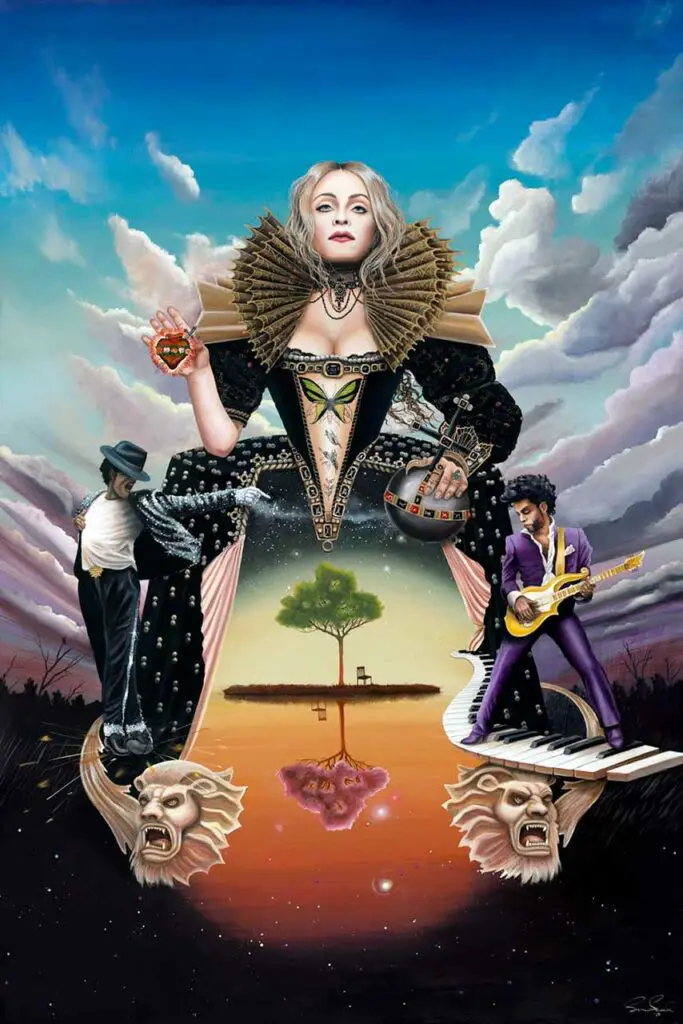 THE KING, THE QUEEN, AND THE PRINCE by Luis Sanchez