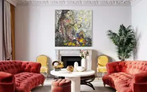 DISINTEGRATED by Haleh Mashian on display in a room