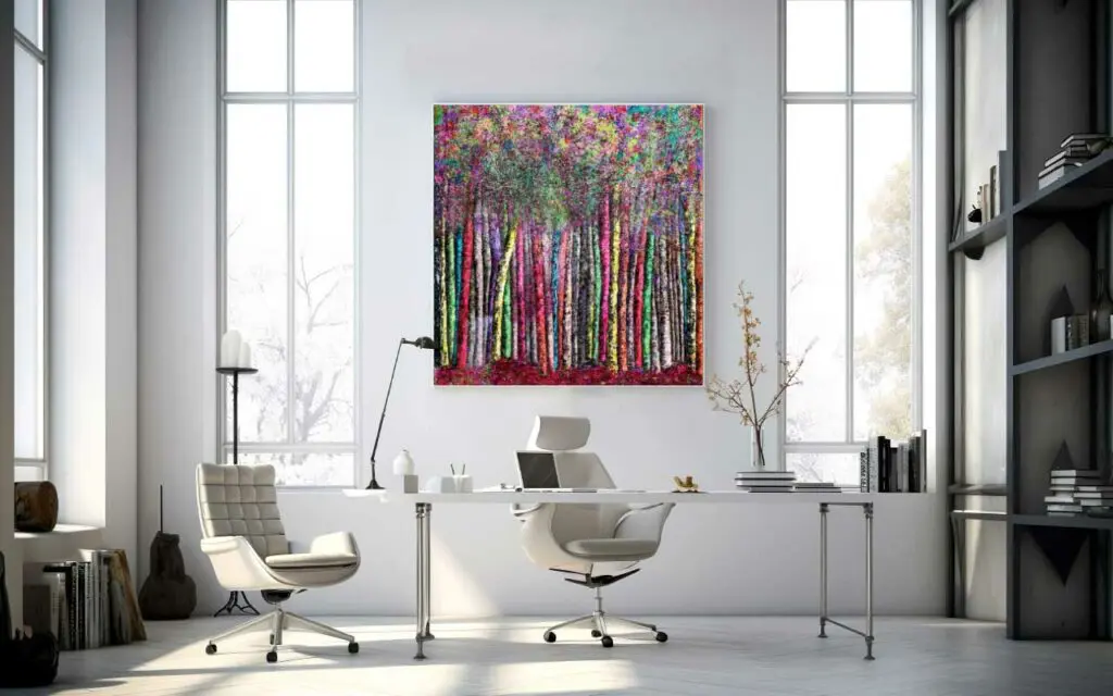 EXTRAVAGANZA by Haleh Mashian in a modern home office