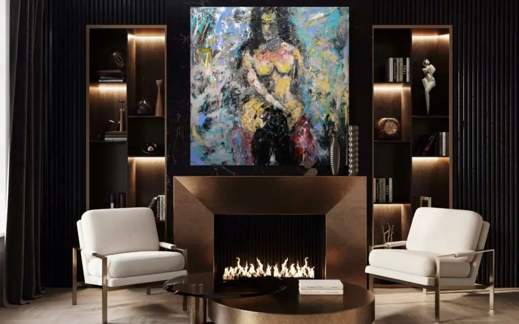 Different artwork from Mash Gallery on display in a home.