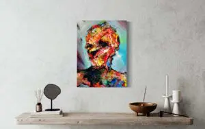 Baudelaire by Massimo Damico on display