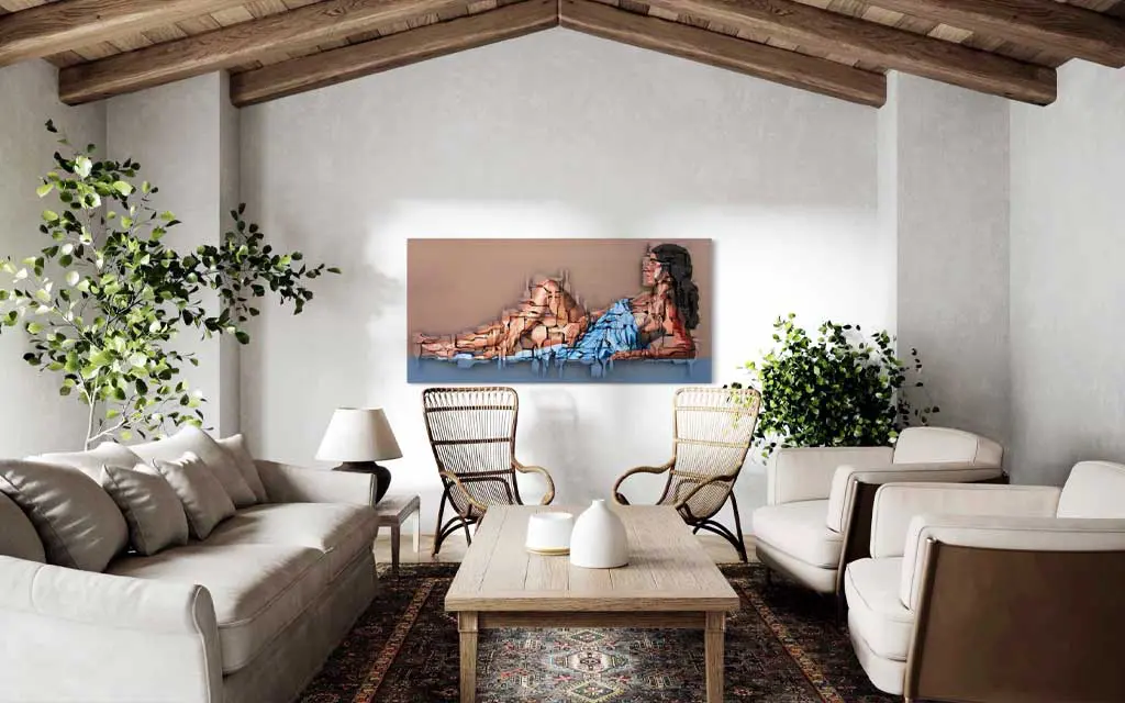 A Brush With Beauty on Display in a Home