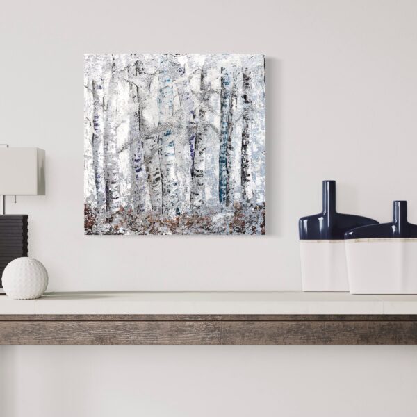 Winter Solace by Haleh Mashian small scale painting view in a room