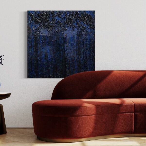 Velvet Night painting by Haleh Mashian view in a room