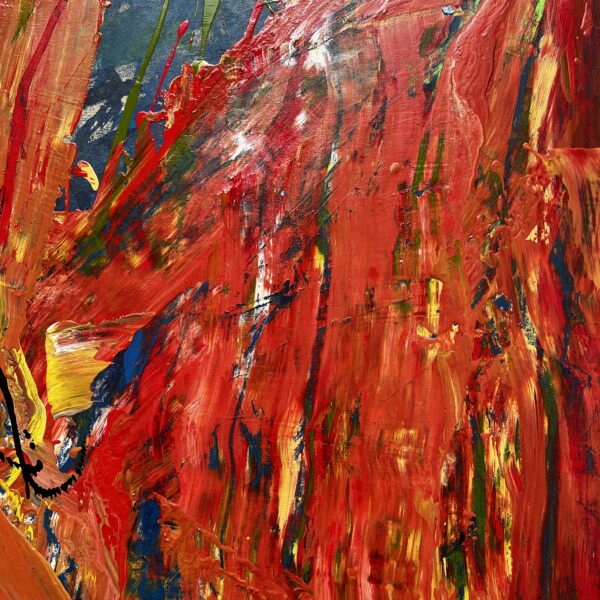 Haleh Mashian Welcome to my world Painting detail