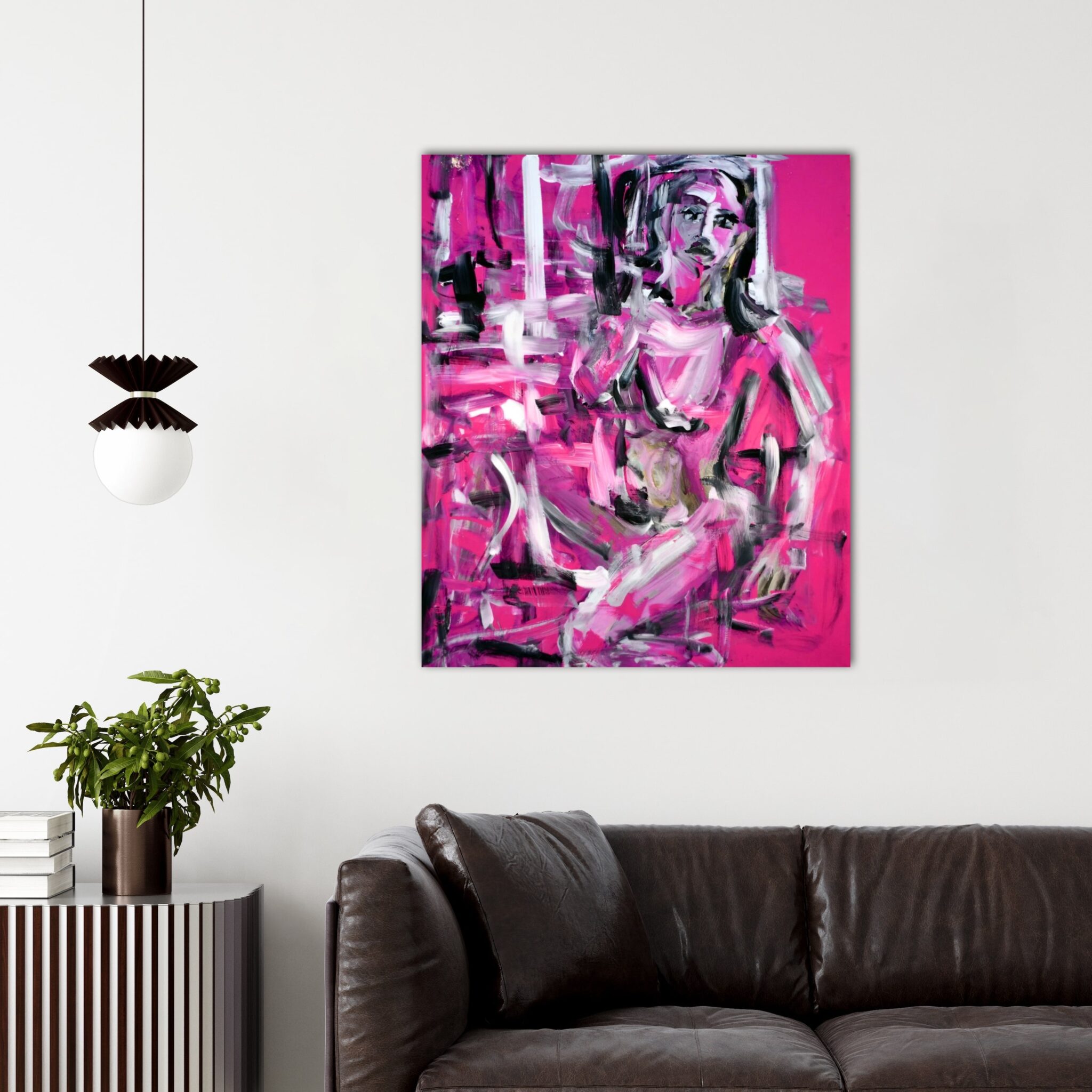 Magenta by Haleh Mashian view in a room